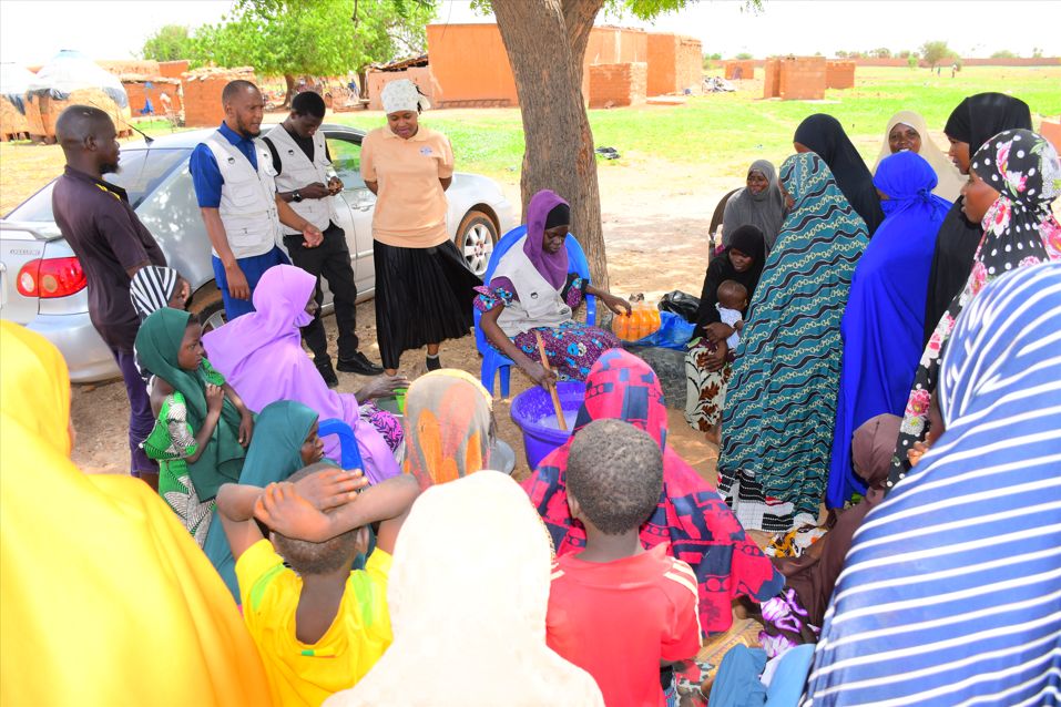 Action de l'ONG ANSH sur le terrain
